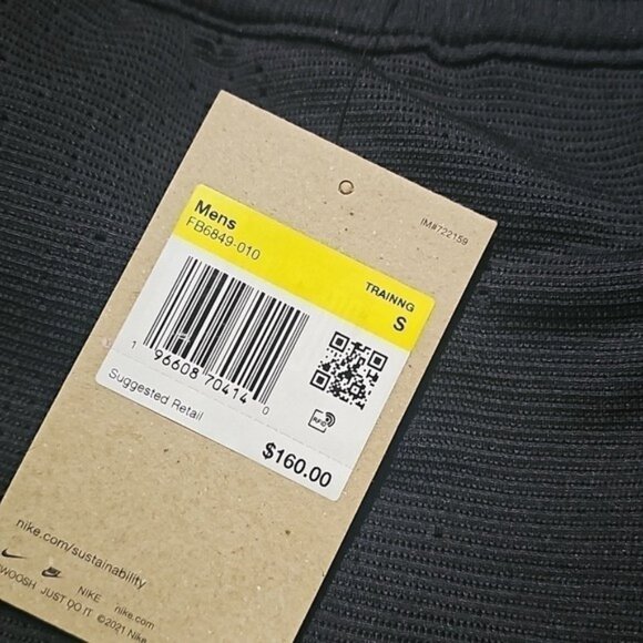 Nike Therma-FIT Black Athletic Joggers Pants Size Small New - Picture 3 of 10